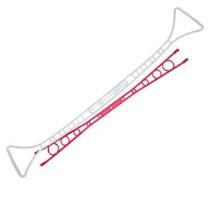 VINTAGE TUPPERWARE red clear handle for cake pie take candy carrier handle only